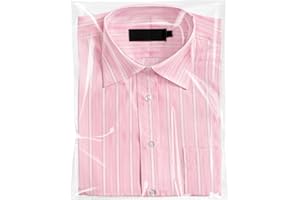 YOTELAB Clear Resealable Cellophane Plastic Bags Self Adhesive for Packaging Shirts, Clothing and Products,50 Pcs 11x15 Inches Self Sealing Cellophane Bags