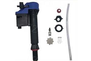 EZ-FLUID Genuine TOTO USA Made Korky 528GT Blue Universal Toilet Fill Valve Replacement Assembly Repair Kit Inside Tank Parts,Replace TSU99A.X and All other TOTO Toilets (1)