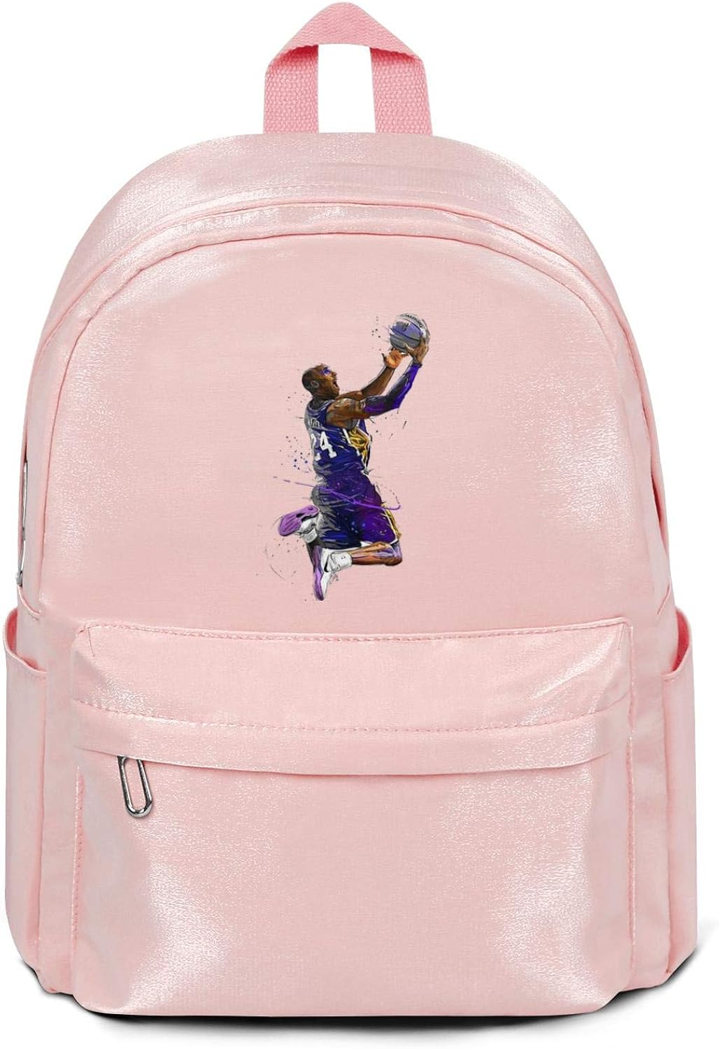pink basketball backpack