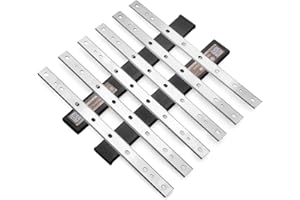 WOODSTARTER 6pcs 12-1/2 Inch Planer Blades for Dewalt DW734 Planer, HSS Dual Cutting Edges Replacement for DW7342 Planer Knives