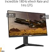 ASUS TUF Gaming VG249QL3A 24 Inch Monitor 180 Hz Fast IPS 1ms FHD view 3