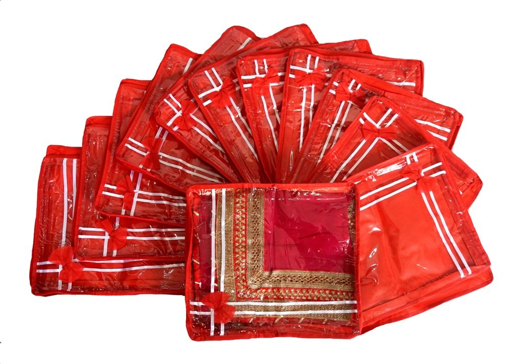 Prem Industries Non Woven Designer Bow Saree Cover Lahenga Cover