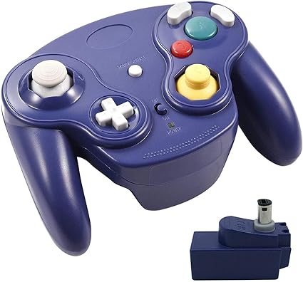 Amazon Co Jp Gaming Ps3 コントローラー 2 4ワイヤレスbluetooth接続 ニンテンドーゲームキューブコンソール用wavebird Wiiコントローラーリモートゲームパッドジョイスティック 紫色 家電 カメラ