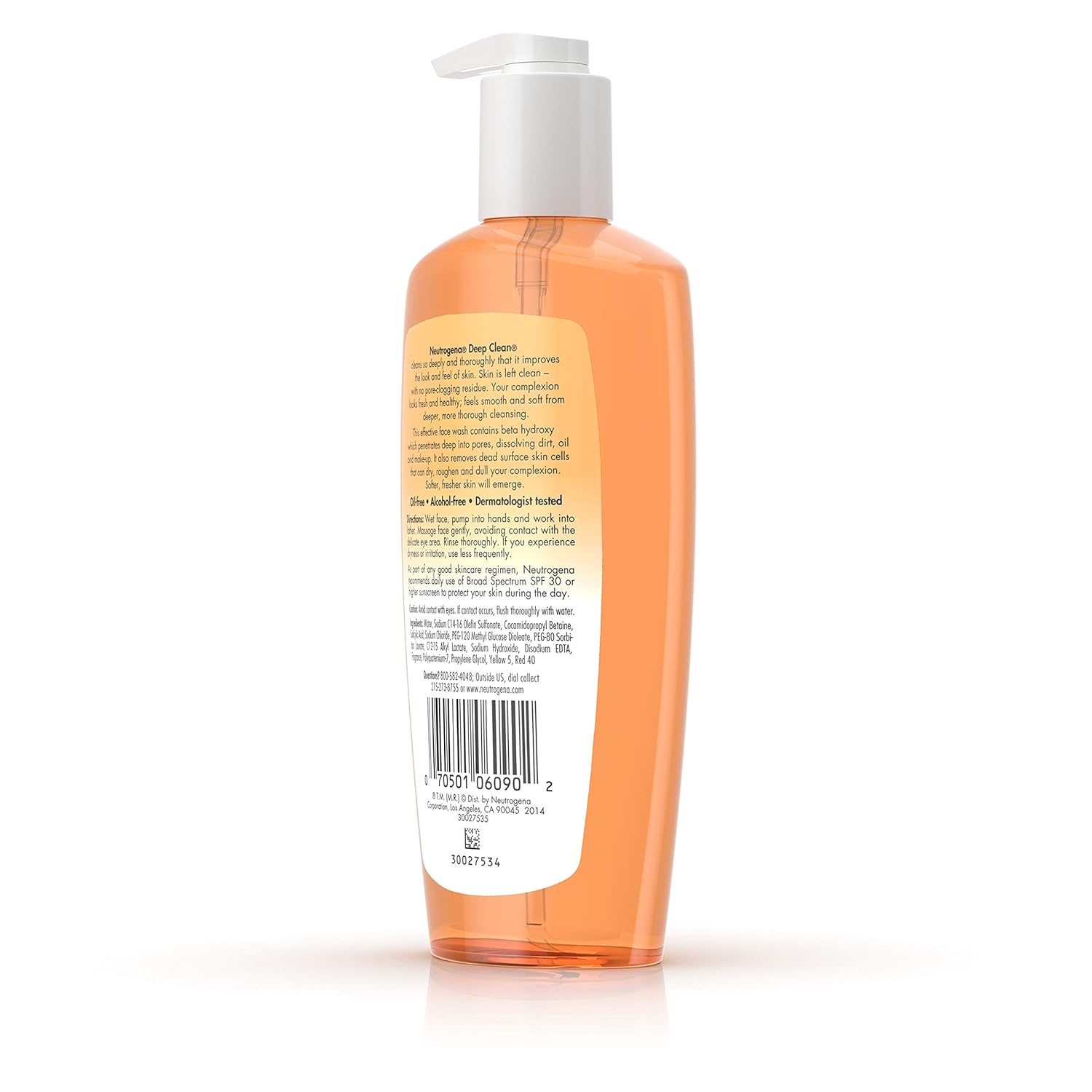 neutrogena deep clean grapefruit