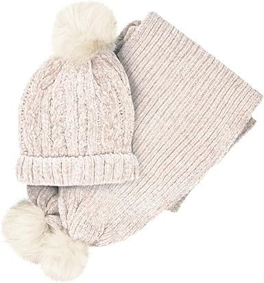 bobble hat and scarf set