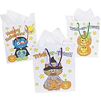 Amazon.com: Color Your Own Halloween Bags - Crafts for Kids and Fun ...