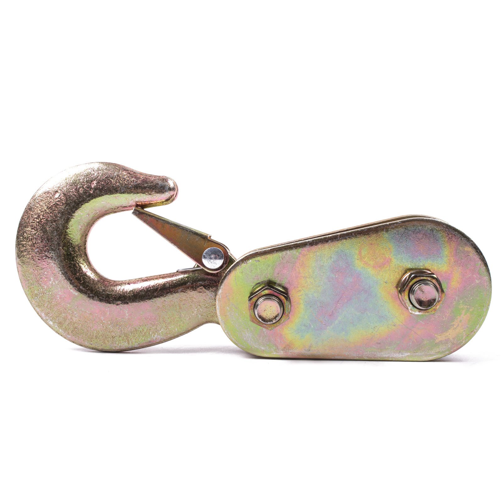 Proplus pulley with safety hooks for cable winches 2 t 7 mm cable.