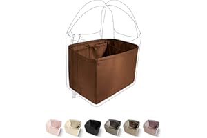 DGAZ Purse Organizer Silky Smooth,Silk,Luxury Handbag Tote in Bag Shapers, Women- Fits picotin18/22Bags (Gold, PC18)