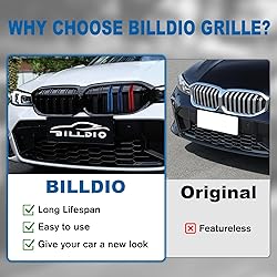 BILLDIO G20 Grill - Black Kidney Grille Compatible