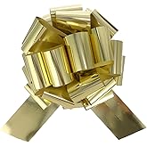 14 Inch Giant Bow for Present,1Pcs Big Gift Bow for appliances,Bikes,Table Decorations and Party Events (Gold)