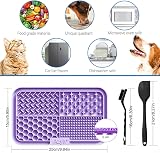 Azyh Lick Mat for Dogs & Cats 2 Pack Large Dogs Puppies 25x15cm view 3