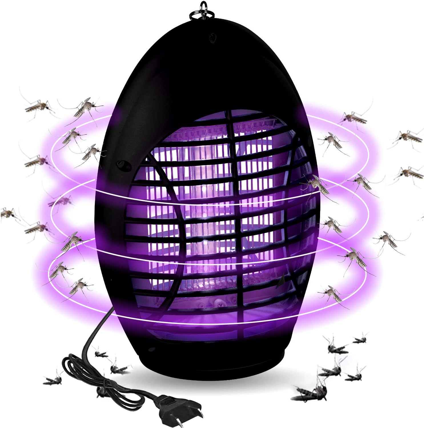 Athemo 2019 Upgraded Bug Zapper with UV Light, Indoor Outdoor Electronic Insect Killer, Mosquito Trap, Fly Pests Catcher Lamp