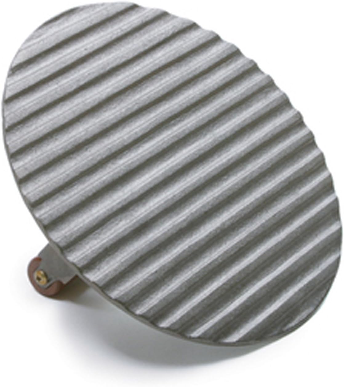 Norpro 1401 8.75-Inch Round Cast Iron Grill Press, Black, Silver, 9in/23cm - Image 3