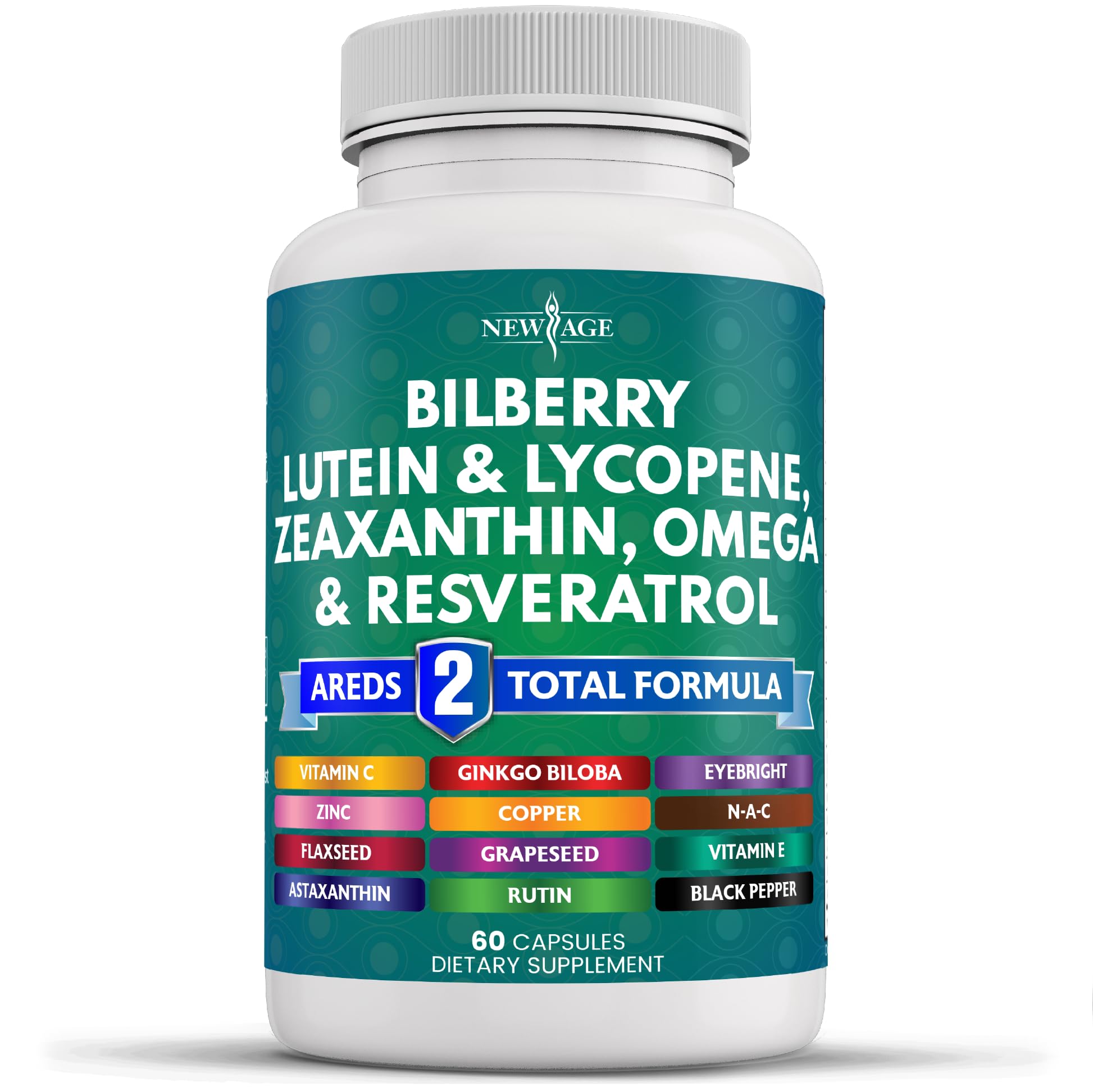 Bilberry Lutein & Lycopene, Zeaxanthin, Omega & Resveratrol