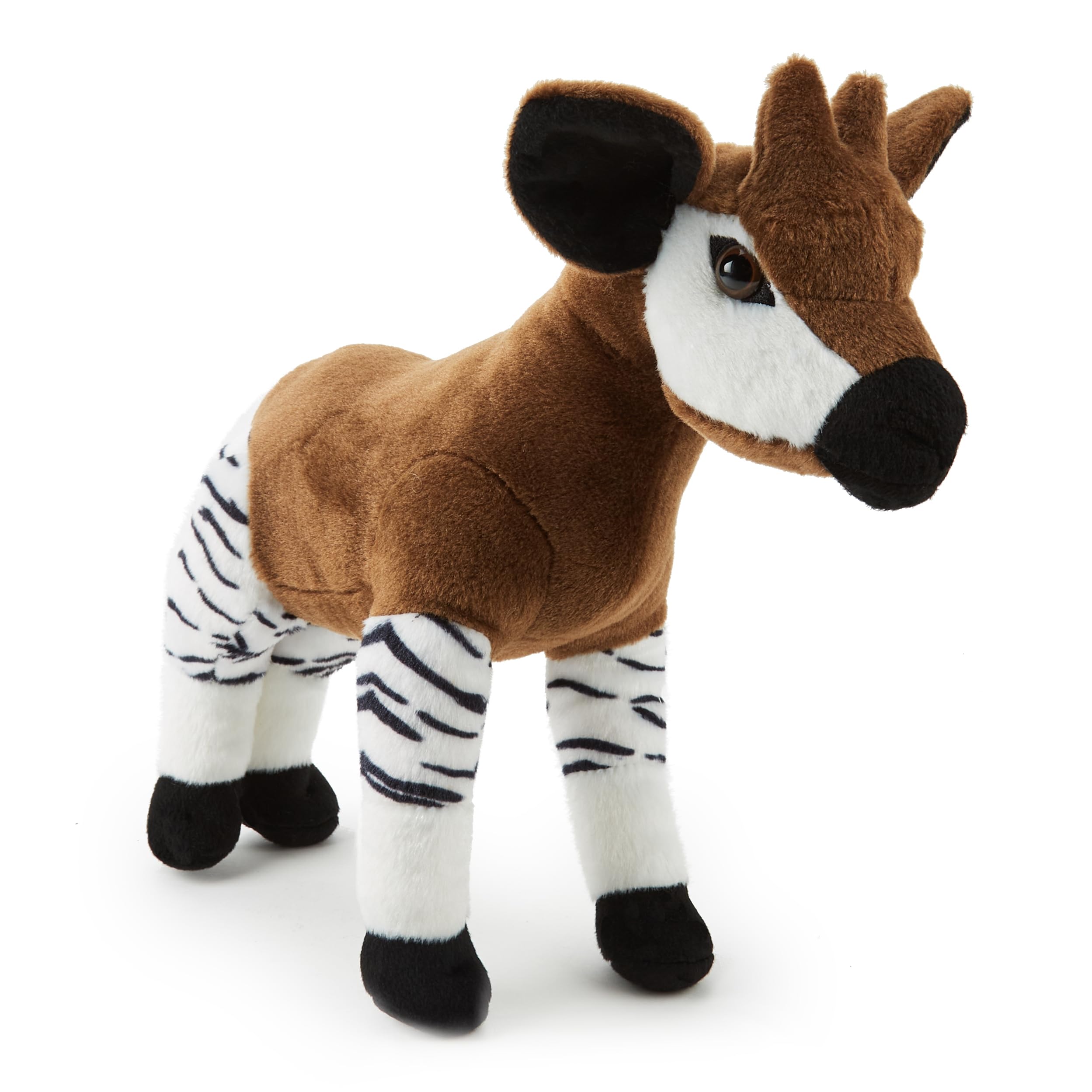 Zappi Co Okapi Plush Toy (35cm) - Unique, Cuddly Safari Toy, Eco-Friendly, Fascinating for Curious Kids, Made from Recycled Material — image 1