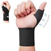 Kenspeed Thumb Wrist Brace with Thumb Support Stabilizer (L-Left) | Adjustable compression sleeve relieves pain &amp; fatigue for carpal tunnel, arthritis, tendonitis and TFCC injuries.