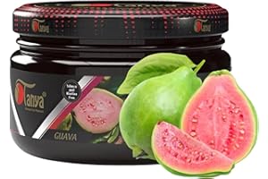 Tanya Herbal Hookah Molasses 100% Nicotine & Tobacco Free Shisha Hookah Flavors Fruit Mix Organic Shisha Flavors 250g Reusable Premium Jars Guava