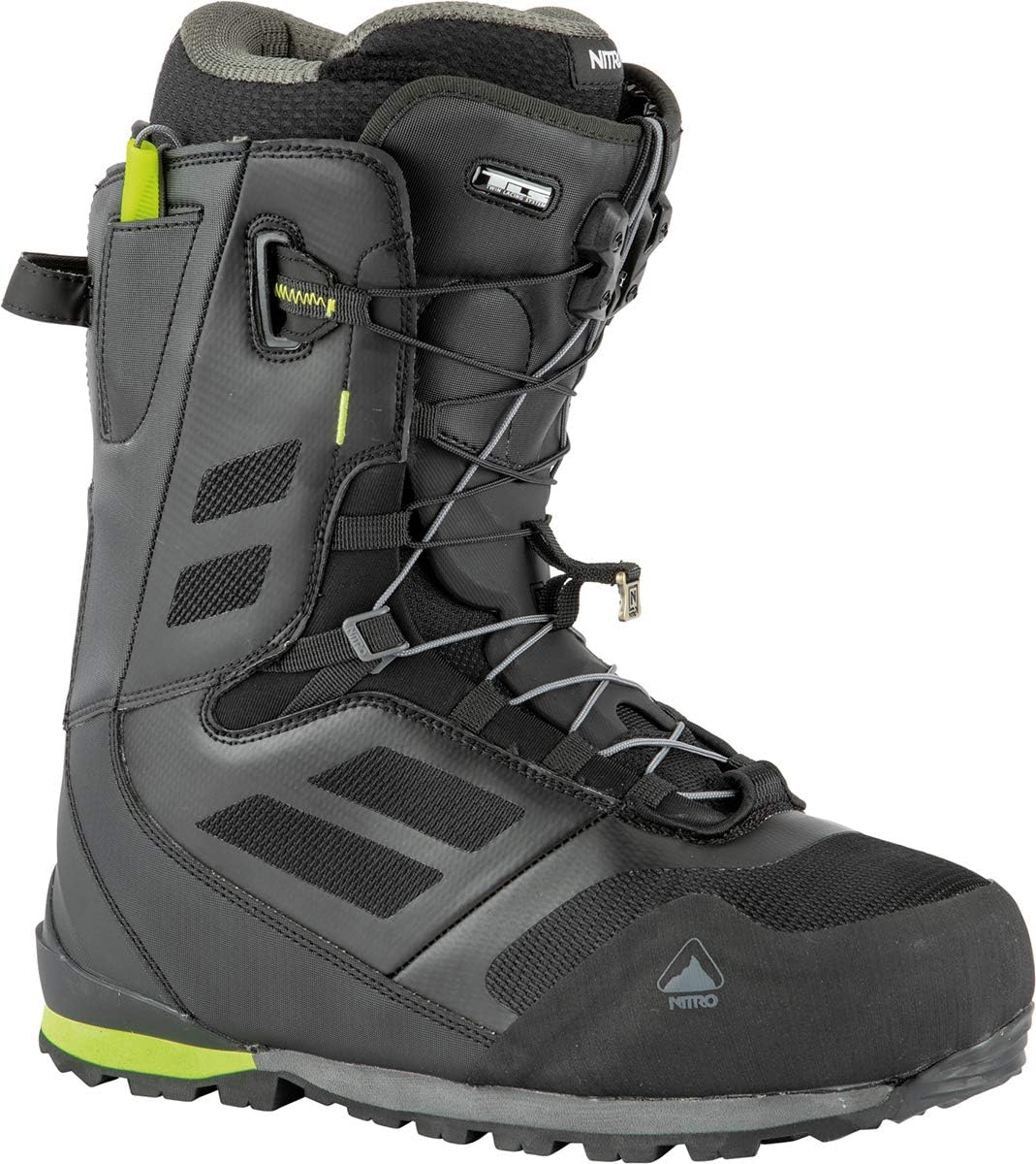 BlackLime 250 Men Nitro Snowboards Incline TLS Snowboarding Boots