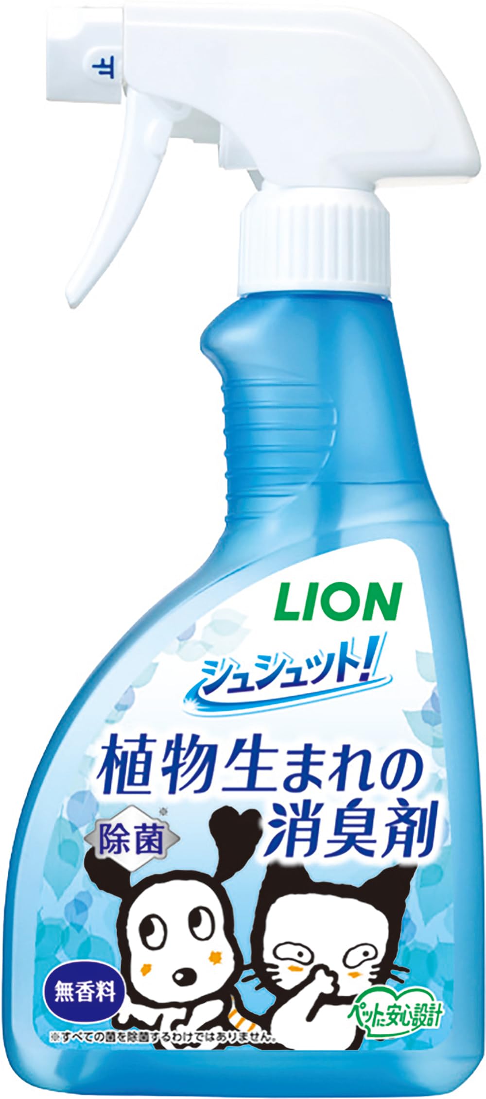 シュシュット! 植物生まれの消臭剤 無香料 400㎖ ライオンペット商品画像