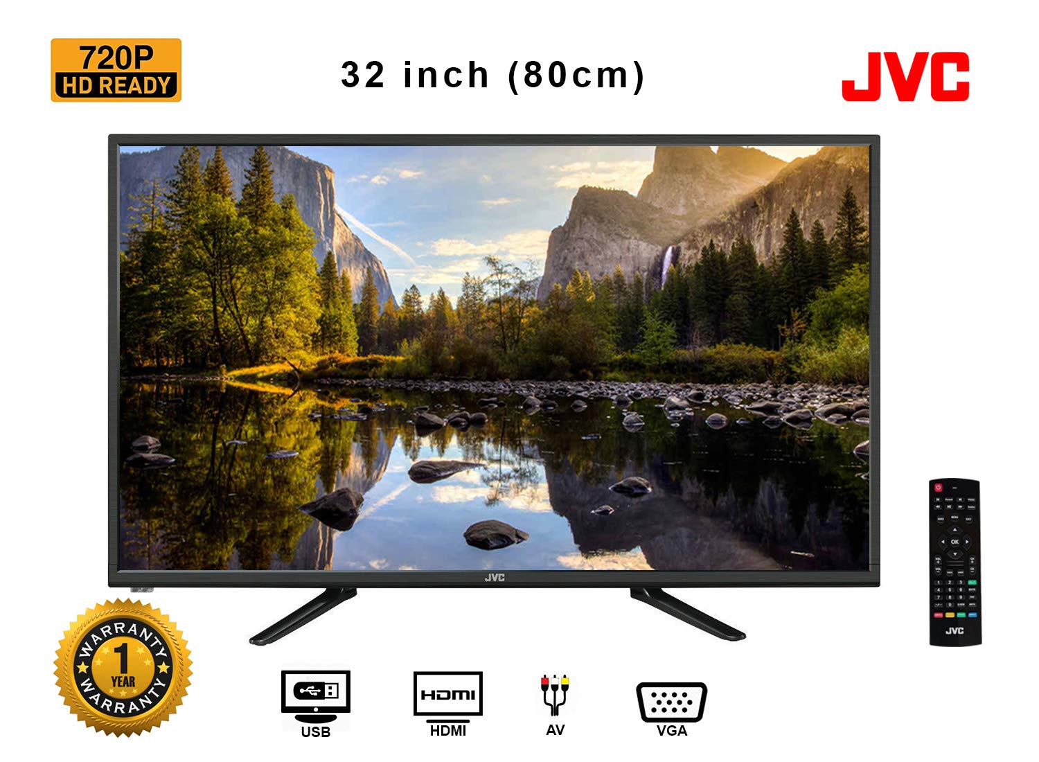 JVC 32 inch 720p Display Resolution HD Ready LED TV: Amazon.in: Electronics