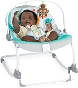 Bright Starts Wild Vibes Infant to Toddler Rocker with Vibrations Unisex view 2
