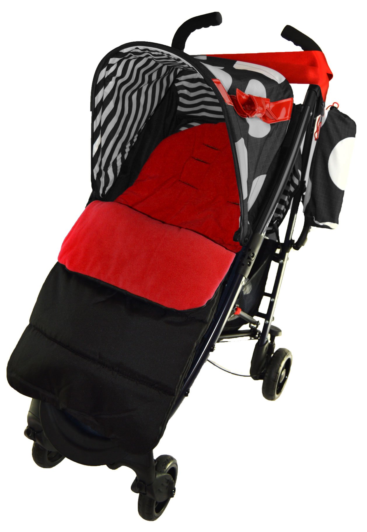 Footmuff/Cosy Toes Compatible with Maclaren Quest Sport Pushchair Fire Red