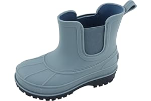 Sperry Toddler Chelsea Rain Boots, Waterproof Rubber Kids Rainboot, Girls/Boys Light Water Shoes for Muddy Park/Hiking