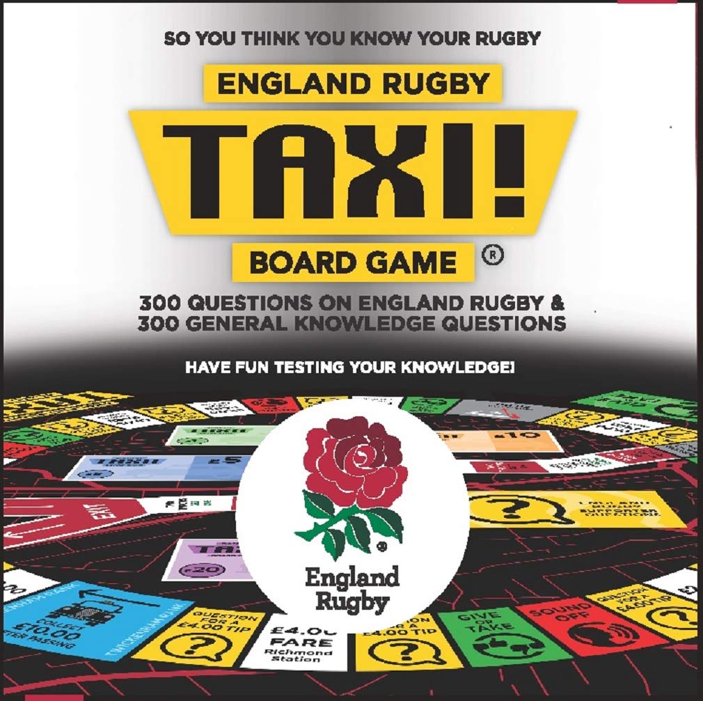 Taxi Board Game: English Rugby Union Edition, 2-4 Players, Ages 12+