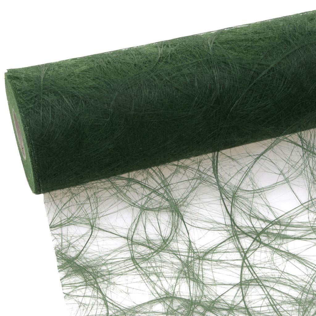 Sizoweb Table Runner - Dark Green - 20 CM Roll 25 Metres - 64 008-R 200