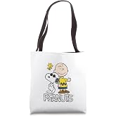 Peanuts - Charlie, Snoopy, Woodstock Tote Bag