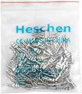 Heschen 4.8mm Female Spade Quick Splice Crimp Terminals 100 Pcs view 6