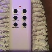 CHQ8BT7053T Ceiling Fan Remote Control - 4 Dip Switch Version, With Reverse Function (Battery Not Included)