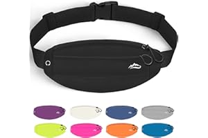UPTARD Running Fanny Pack Whole Bag Reflective, Running belt for Women &Men,Sweatproof Phone Holder Workout, Running Waist Pack(black)