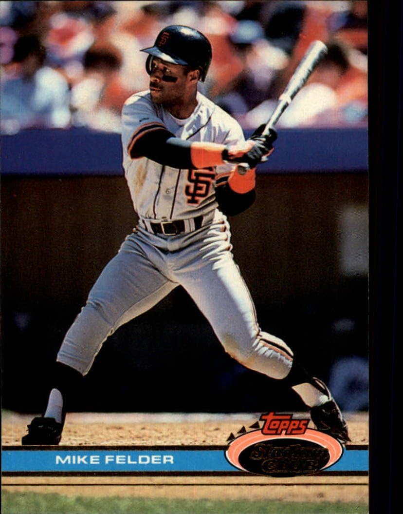 1991 Topps Stadium Club Baseball Card 307 Mike Felder