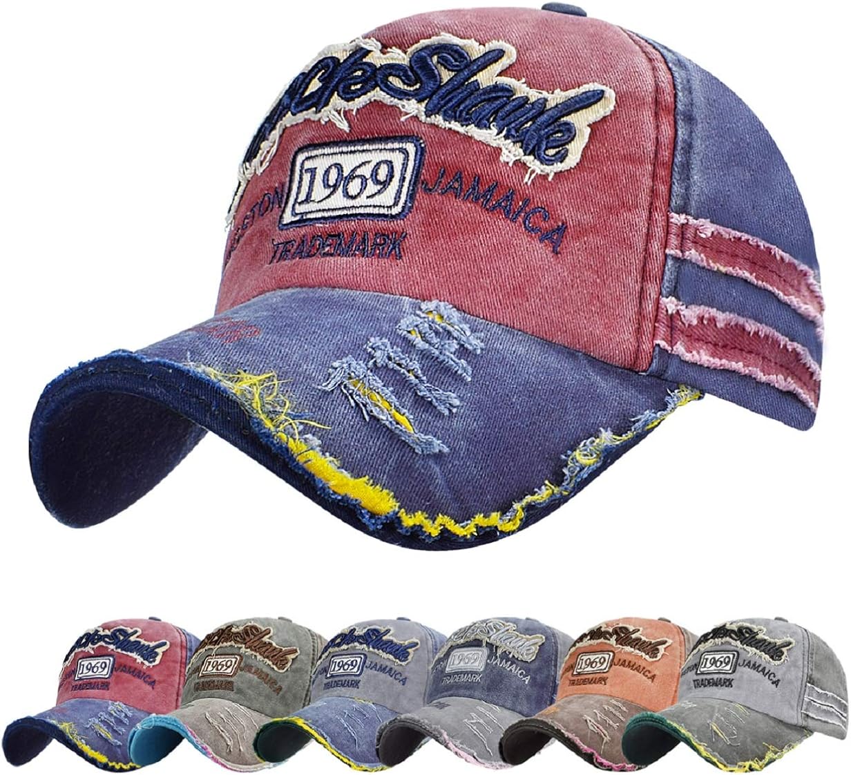 Tuopuda Vintage Baseball Cap Adjustable Outdoor Baseball Cap Adjustable
