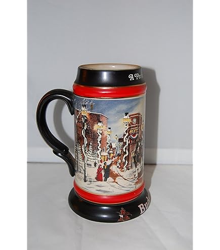 Amazon.com | Budweiser 2020 Clydesdale Holiday Stein - Brewery