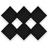 HankieWorld Extra Large Bandanas 27x27 inch Thick Solid Color Cotton Oversized Blank Head Bandannas for Men and Women