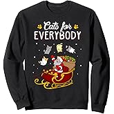 Cats For Everybody Men Women Kids Funny Ugly Christmas Sweatshirt