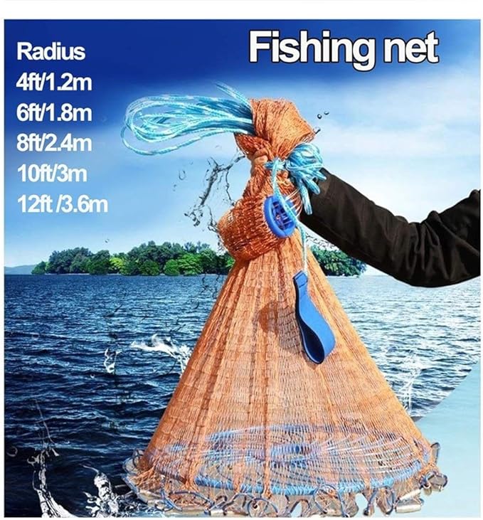 Fishing net Hand Throw Fishing Cast Net Fishing Shooting