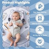 MomTend Baby Play Mat Activity Gym with 5 Detachable Toys 0-36 Months view 3