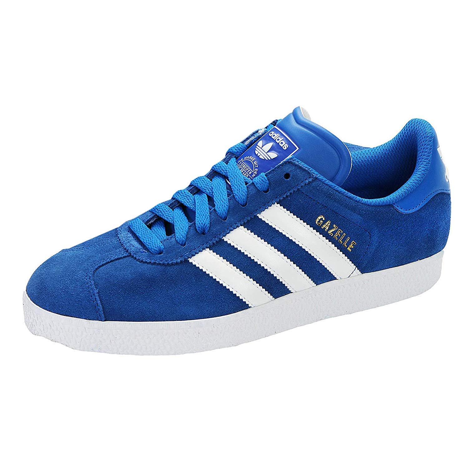 mens white gazelles size 8