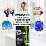 Rezolite Foot Detox Patches 40 Pcs Natural Deep Cleansing for Sleep & view 2