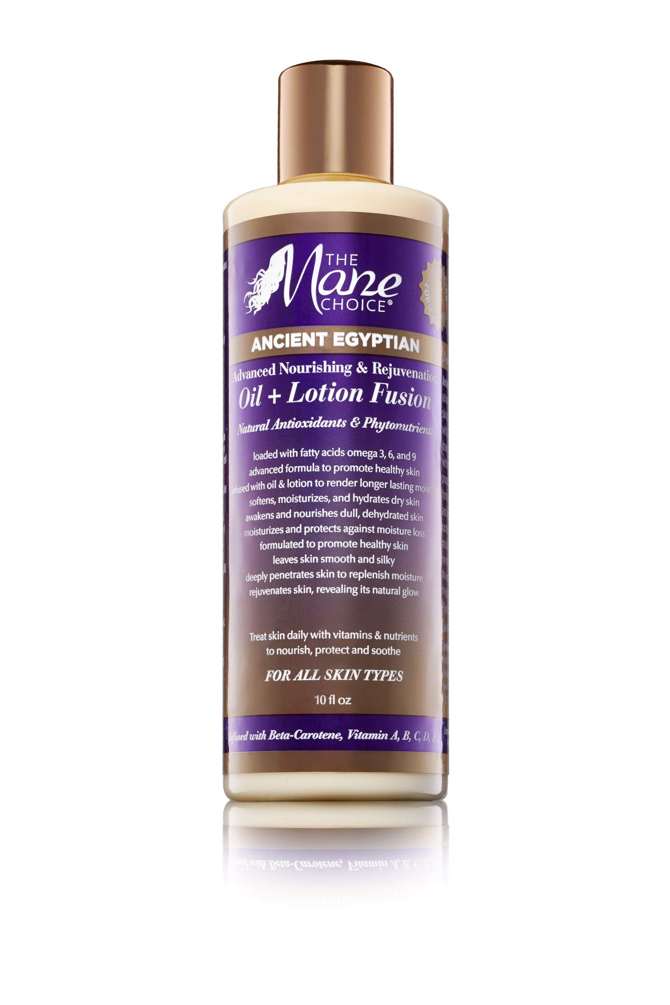 MANE CHOICE ANCIENT EGYPTIAN OIL+LOTION FUSION SKIN MOISTURIZER 10OZ
