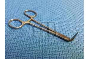 HIGH TECH INSTRUMENTS PACIFATED STIEGLITZ ROOT DENTAL FRAGMENT FORCEPS #753A, TAPERED TIPS, 90º DEGREE, 5" HIGH GRADE (HTI BRAND)