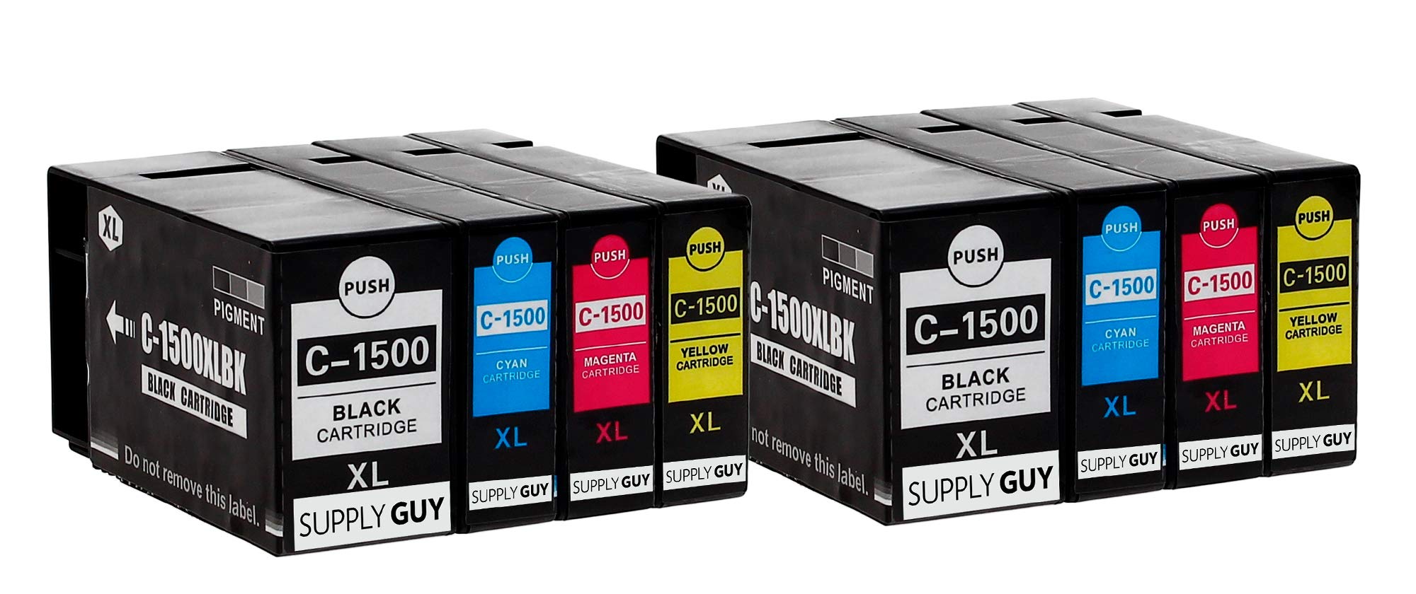 Supply Guy 8 ink cartridges compatible with Canon PGI-1500XL for Canon Maxify MB2000 MB2050 MB2100 MB2150 MB2155 MB2300 MB2350 MB2700 MB2750 MB2755