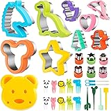 Sandwich Cutter for Kids 32 Pcs Biscuit cutter Uncrustables Sandwich Maker, DIY Sandwich Mold Cutters food picks for Kids Boy