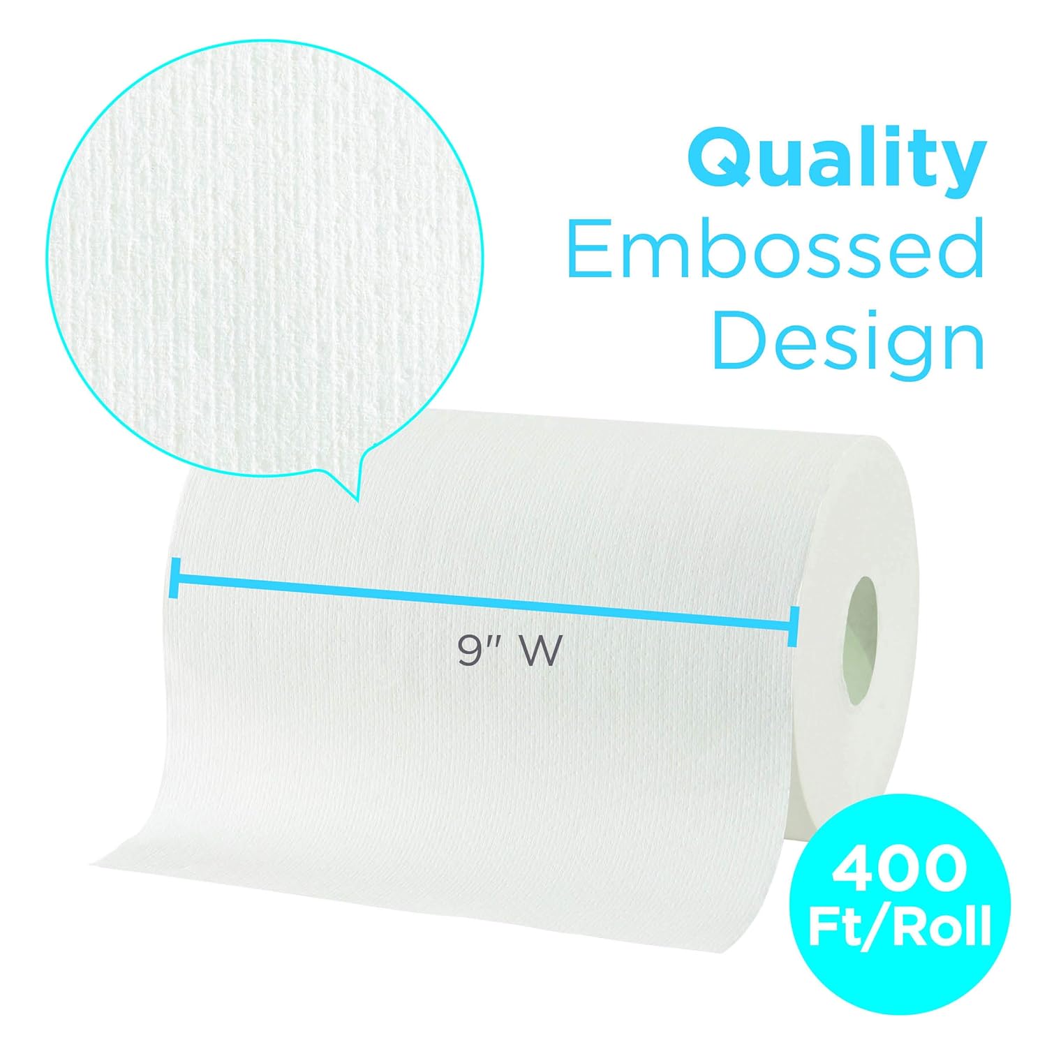 Pacific Blue Ultra 9” Paper Towel Roll (Previously Branded SofPull) by GP PRO (Georgia-Pacific), White, 26610, 400 Feet Per Roll, 6 Rolls Per Case: Industrial & Scientific