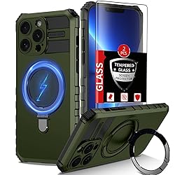 FRLMOOES for iPhone 13 Pro Max Case Magnetic