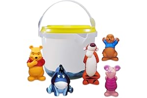 Disney Store Unisex-Children Bath Set (Winnie The Pooh) - Kids Bath Accessories with Beloved Disney Characters - Colorful and Fun Bath Time Essentials for Kids - Suitable for All Ages