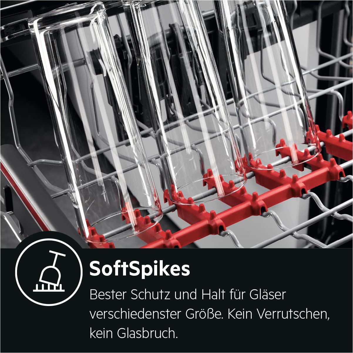 AEG Vollintegrierter Geschirrspüler 60 cm, Spülmaschine Serie 5000: AirDry Kein Nachtrocknen, Energieklasse C, Besteckschublade, personalisierte Zeit-Steuerung, 44 dB, Wasserstopp, 14 MG, FSK64907Z 4